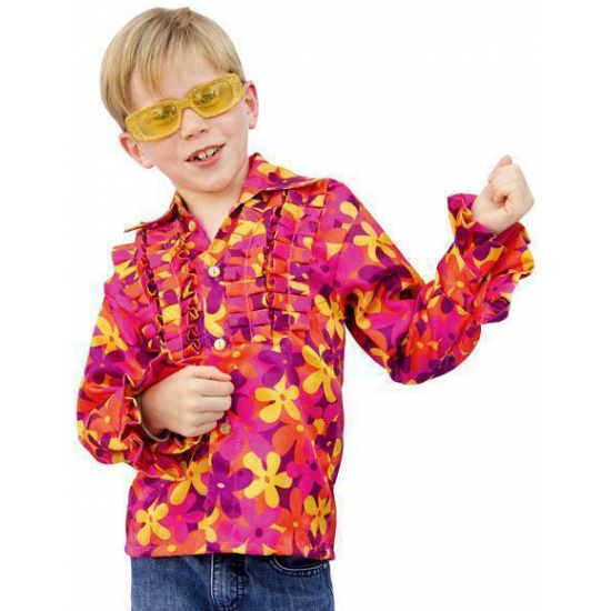 Van Mompelen Min Gekleurde disco blouse voor kinderen | Fun en Feest Megastore Alkmaar
