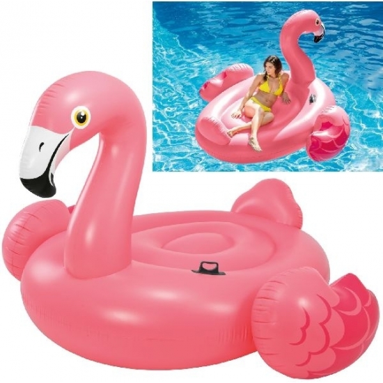 Helder op Ambassadeur dwaas XXL flamingo zwemband | Fun en Feest Megastore Alkmaar
