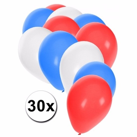 Ballonnen in de kleuren van de Down Under 30x