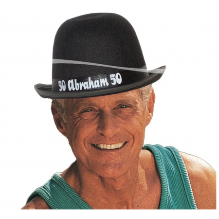 Abraham 50 jaar pop hoed