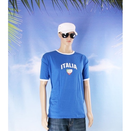 Blauw t-shirt met Italie print