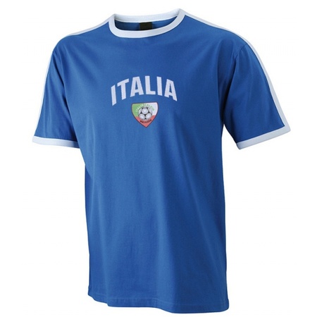 Blauw t-shirt met Italie print