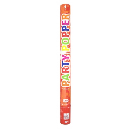 Party popper rood 57 cm