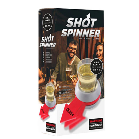 Drinking game shot spinner