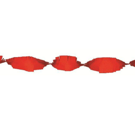 Rode slinger van crepe papier 24 m