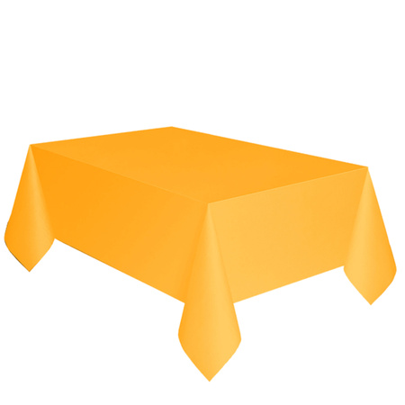 Yellow paper tablecloth 274 x 137 cm