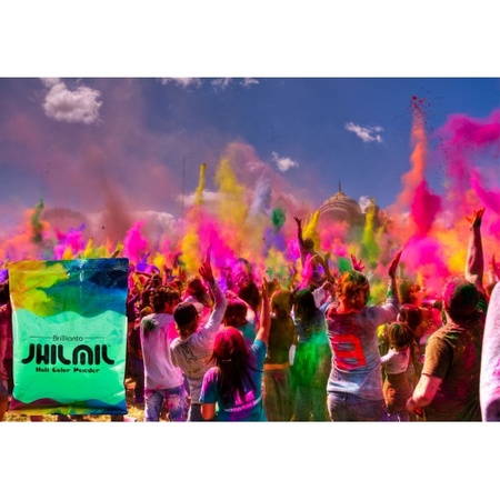Kleurpoeder pakket holi color festival 7 st