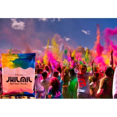 Kleurpoeder pakket holi color festival 7 st