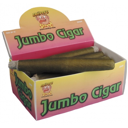 Jumbo sigaar/sigaren 20 cm verkleed accessoires
