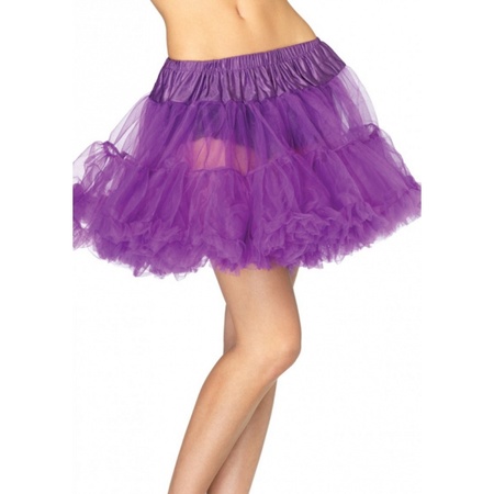 Paarse luxe petticoat