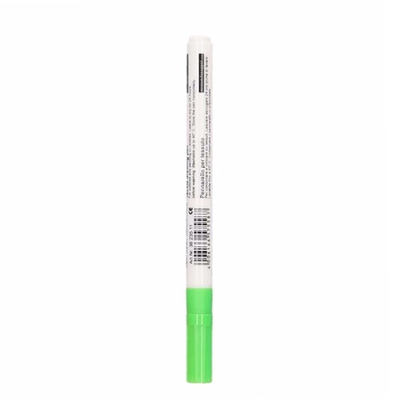 Light green textile marker with fine point