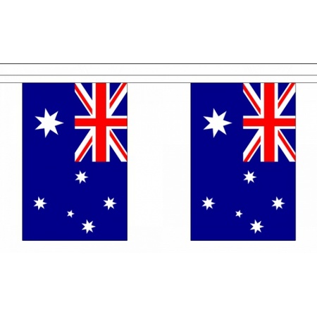 Rechthoekige vlaggenlijn Australie