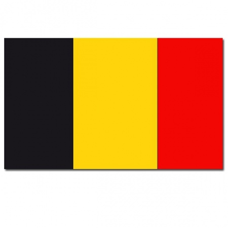 Landen vlaggen van Belgie