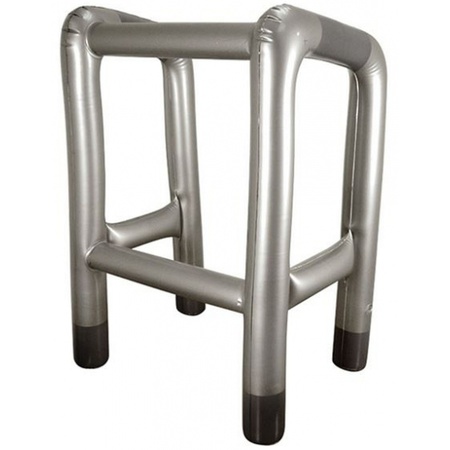 Inflatable silver walker 58 x 88 x 45 cm