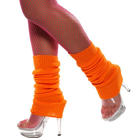 Orange legwarmers