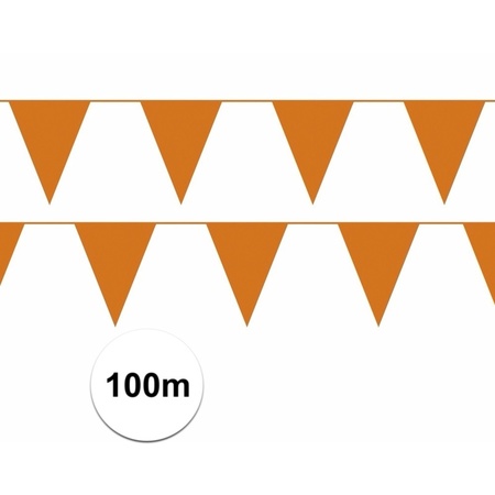 100 meter oranje vlaggenlijnen beste prijs