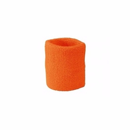 Voordelig zweetbandje in oranje kleur