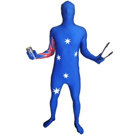 Morphsuits met vlag van Australie