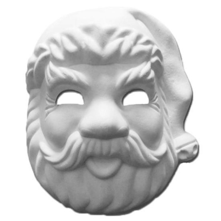 Paper mask Santa Claus 24 x 22 cm
