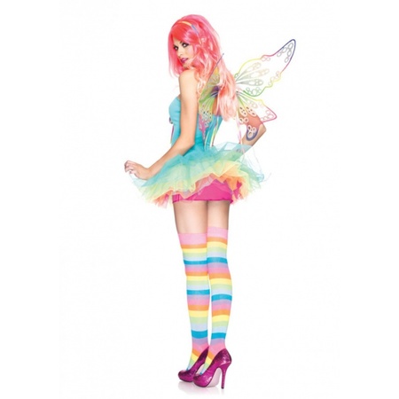 Regenboog fairy kostuum voor dames