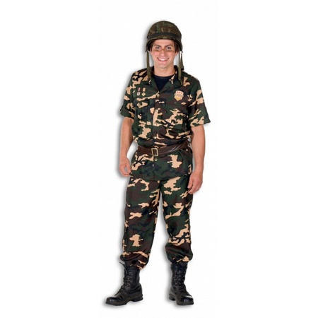 Big size soldier costume for men