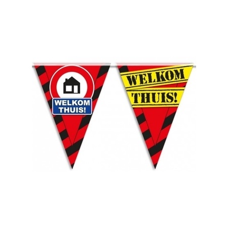 Bunting flag welcome home 10m