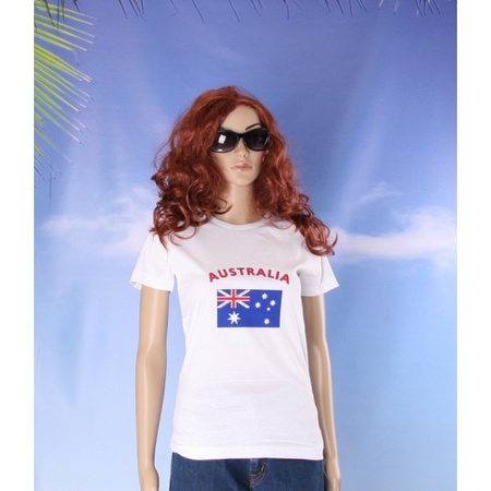 T-shirt met Australische vlag print voor dames
