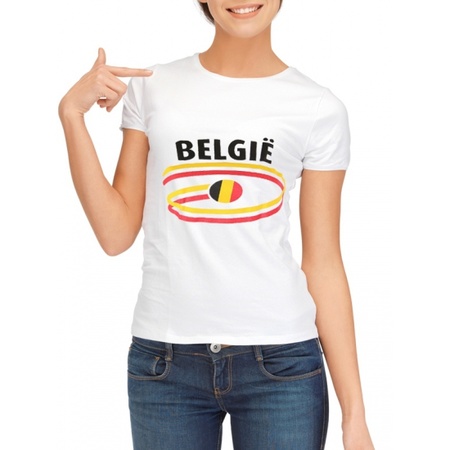 T-shirts met Belgie opdruk voor dames