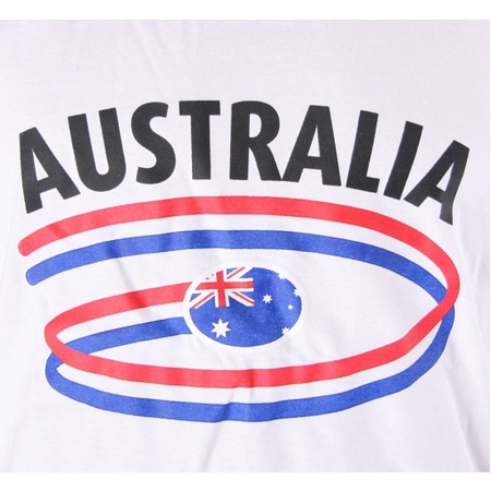 T-shirts met Australie opdruk volwassenen