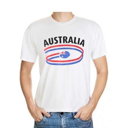 T-shirts met Australie opdruk volwassenen