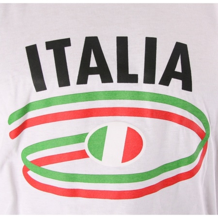 T-shirts met Italia opdruk volwassenen