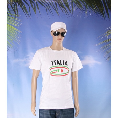T-shirts met Italia opdruk volwassenen