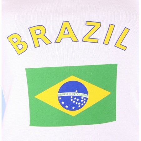 Tanktop met Brasiliaanse vlag print voor dames