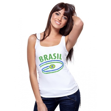 Top met Brasil opdruk voor dames
