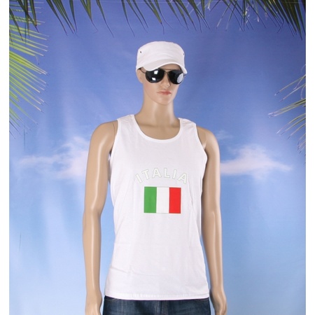 Tanktop met Italie vlag print